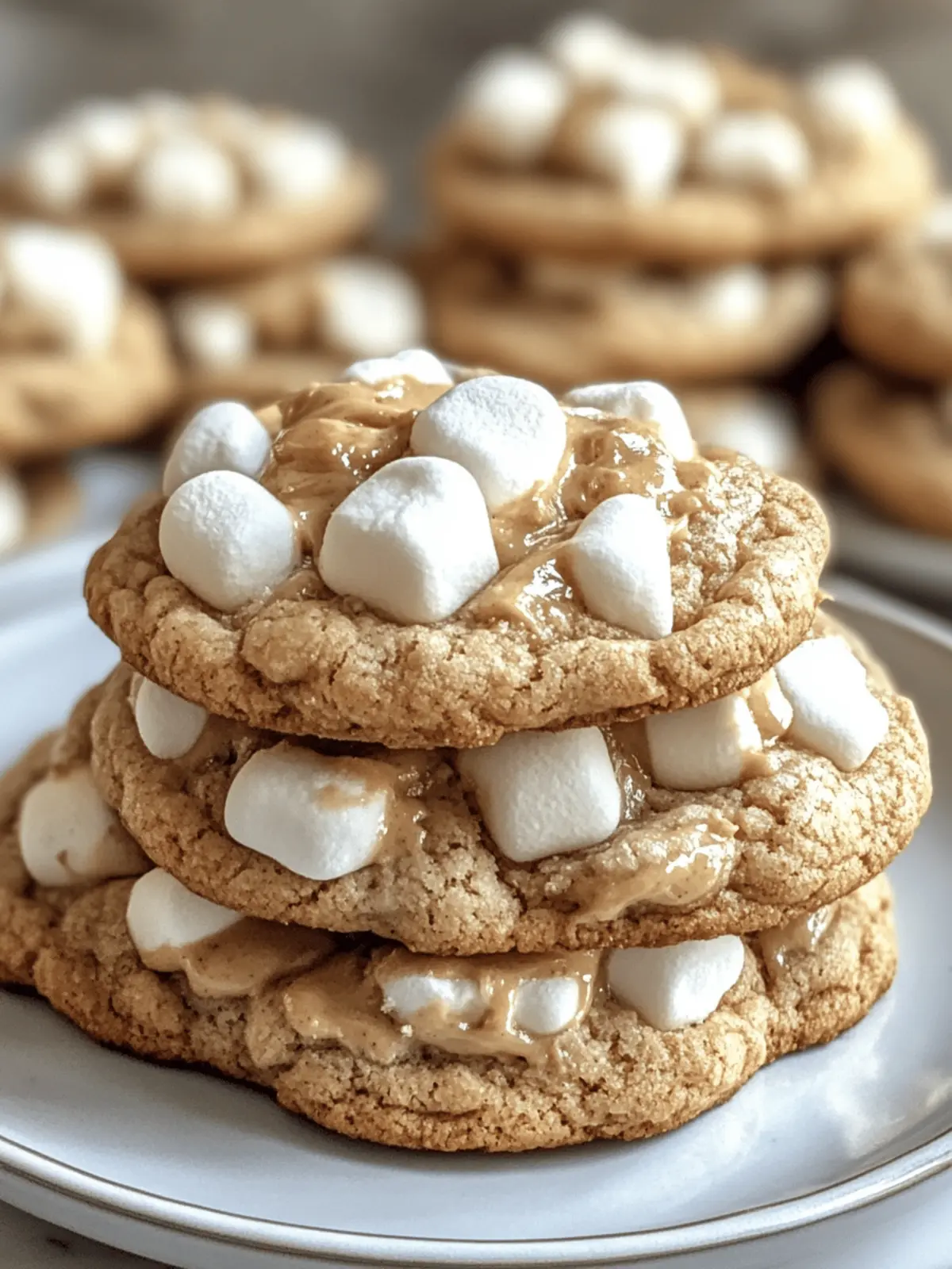 Peanut Butter Marshmallow Cookies