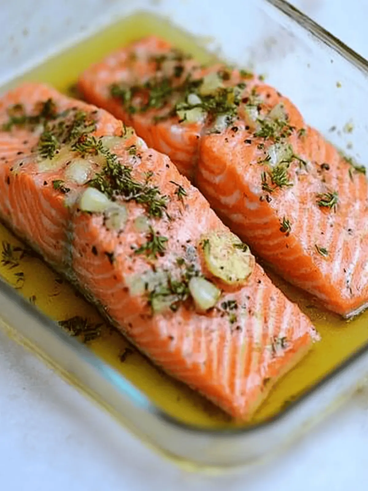 Cedar Plank Salmon with Lemon, Garlic & Herbs