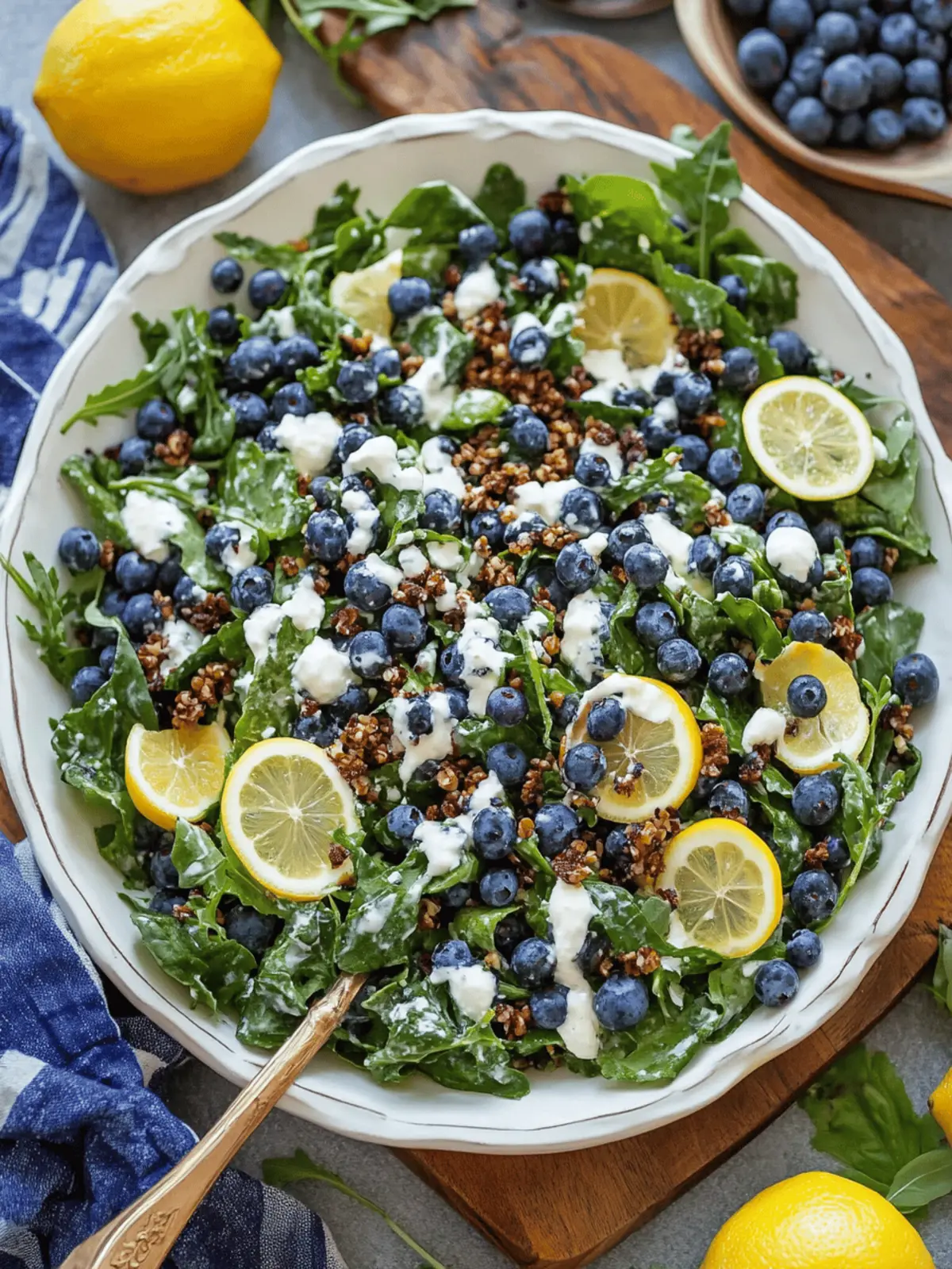 Lemon Blueberry Salad