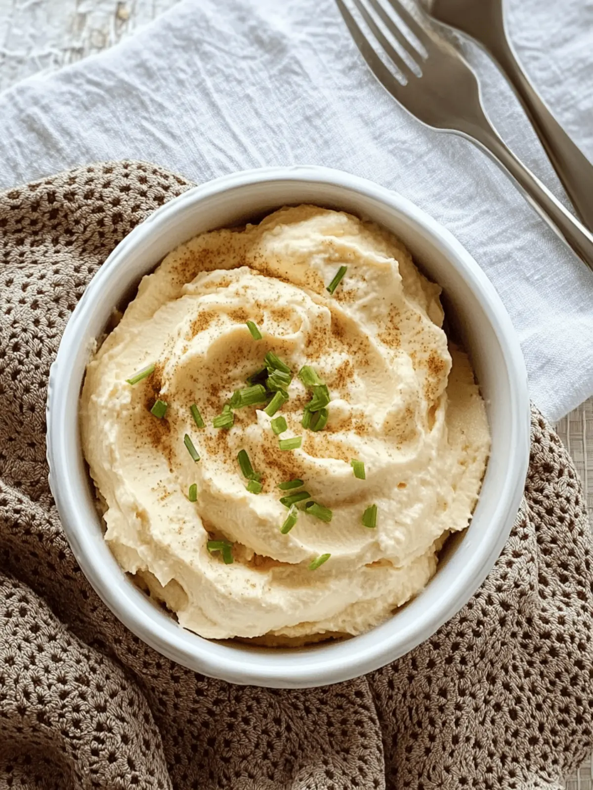 Whipped Parsnips with Mascarpone Cheese