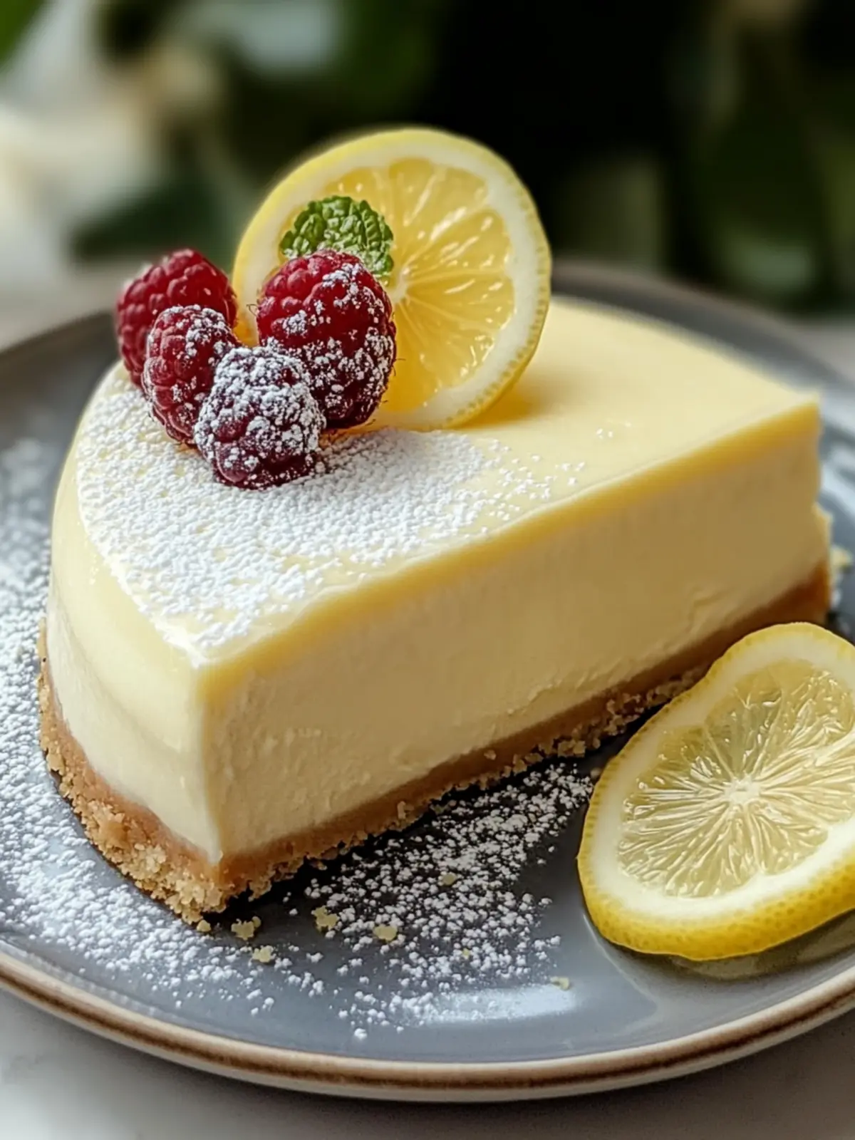 Lemon Cheesecake Delight