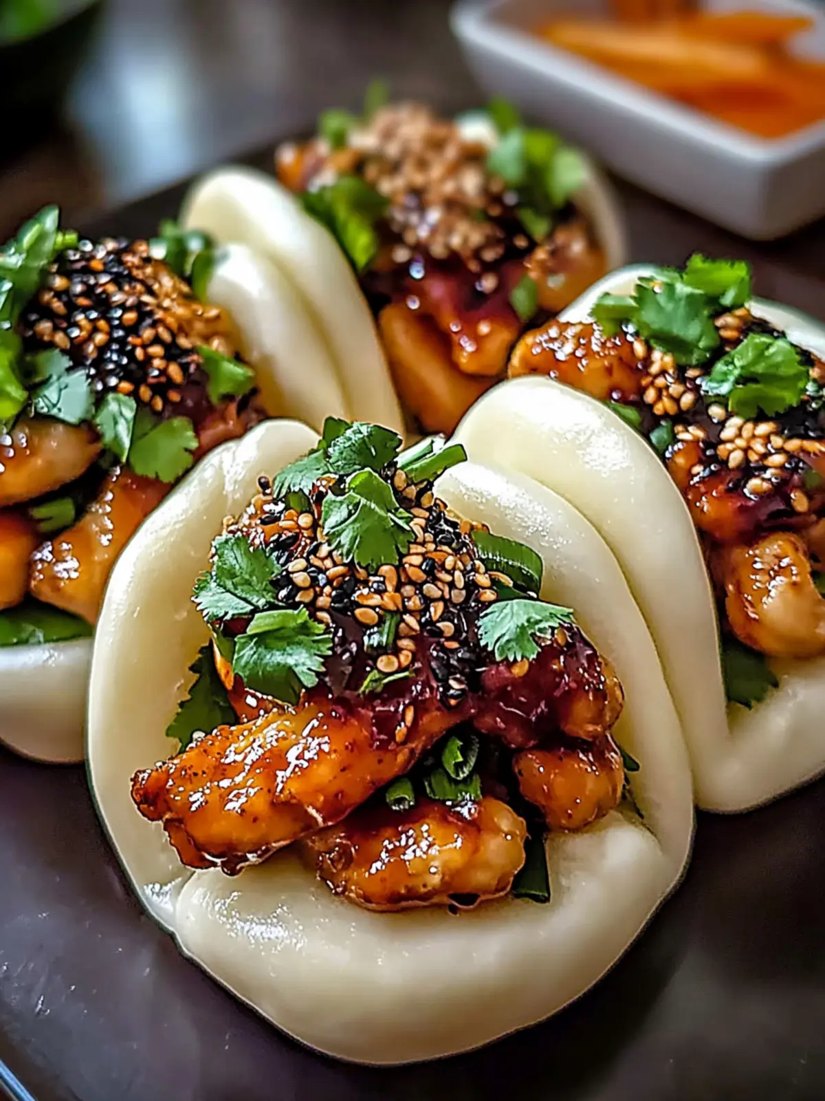 Korean Chicken Bao Buns