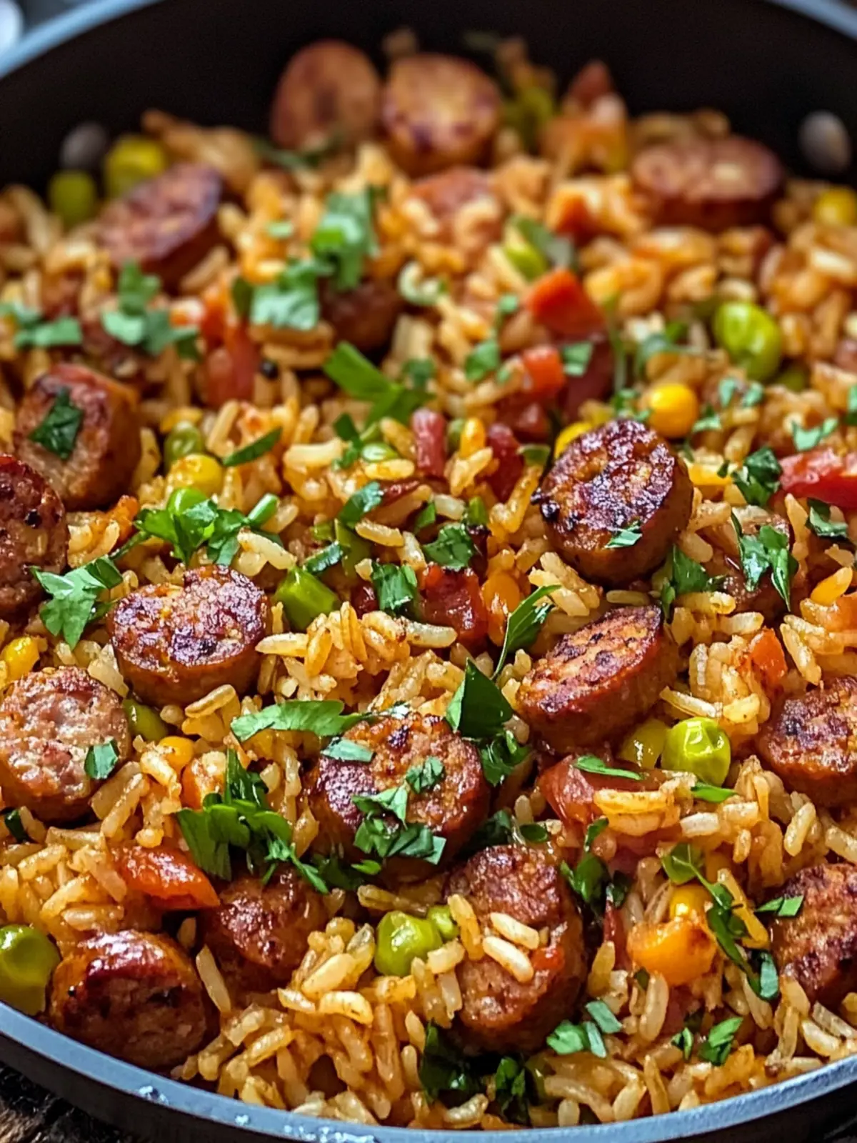 Cajun Sausage and Rice Skillet (Quick, Flavorful & Easy)