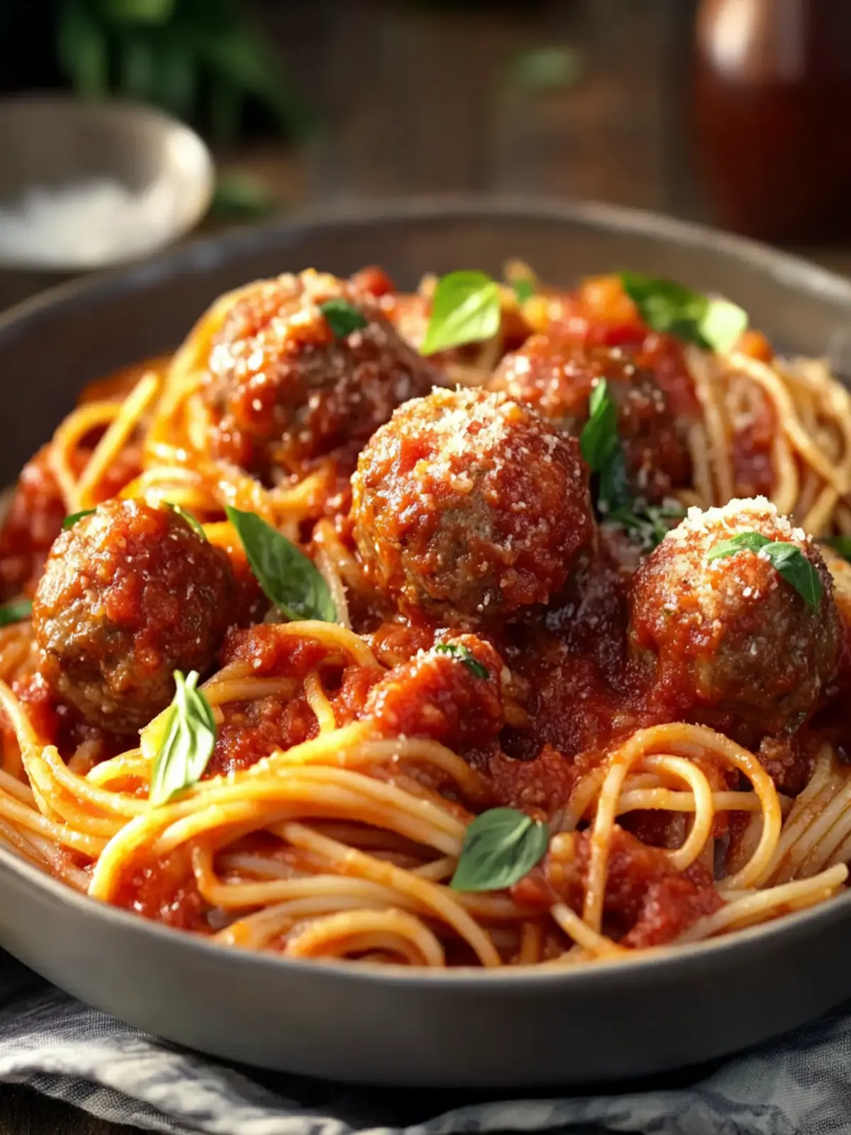 Italian Spaghetti and Meatballs