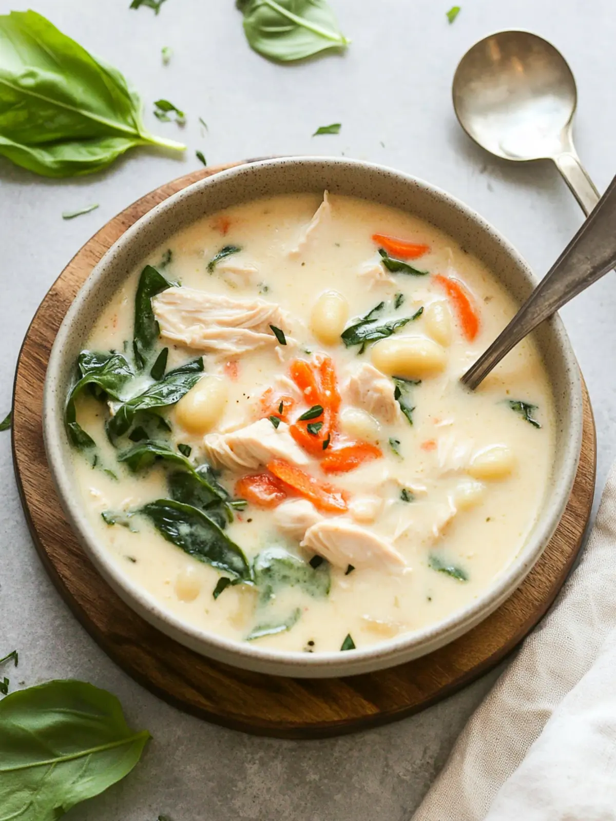 Creamy Chicken and Gnocchi Soup