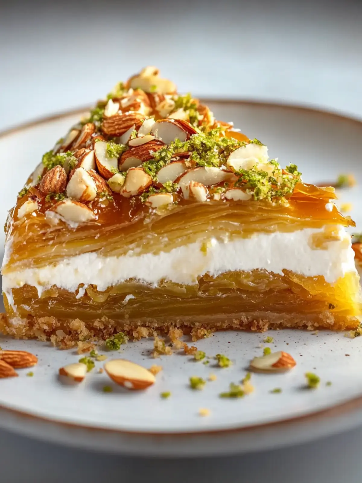 Irresistibly Moist Baklava-Inspired Almond Cake