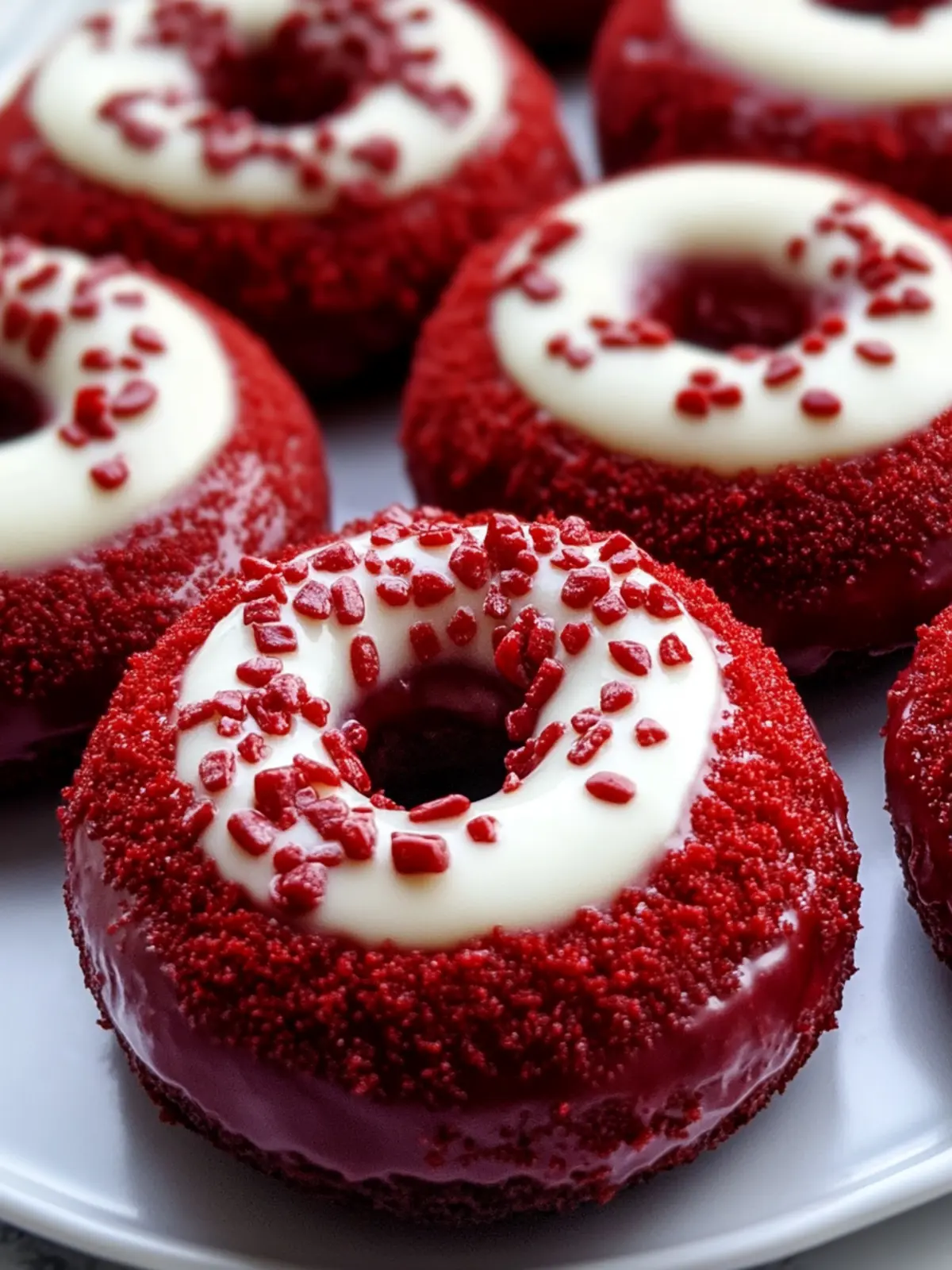 Keto Red Velvet Doughnuts