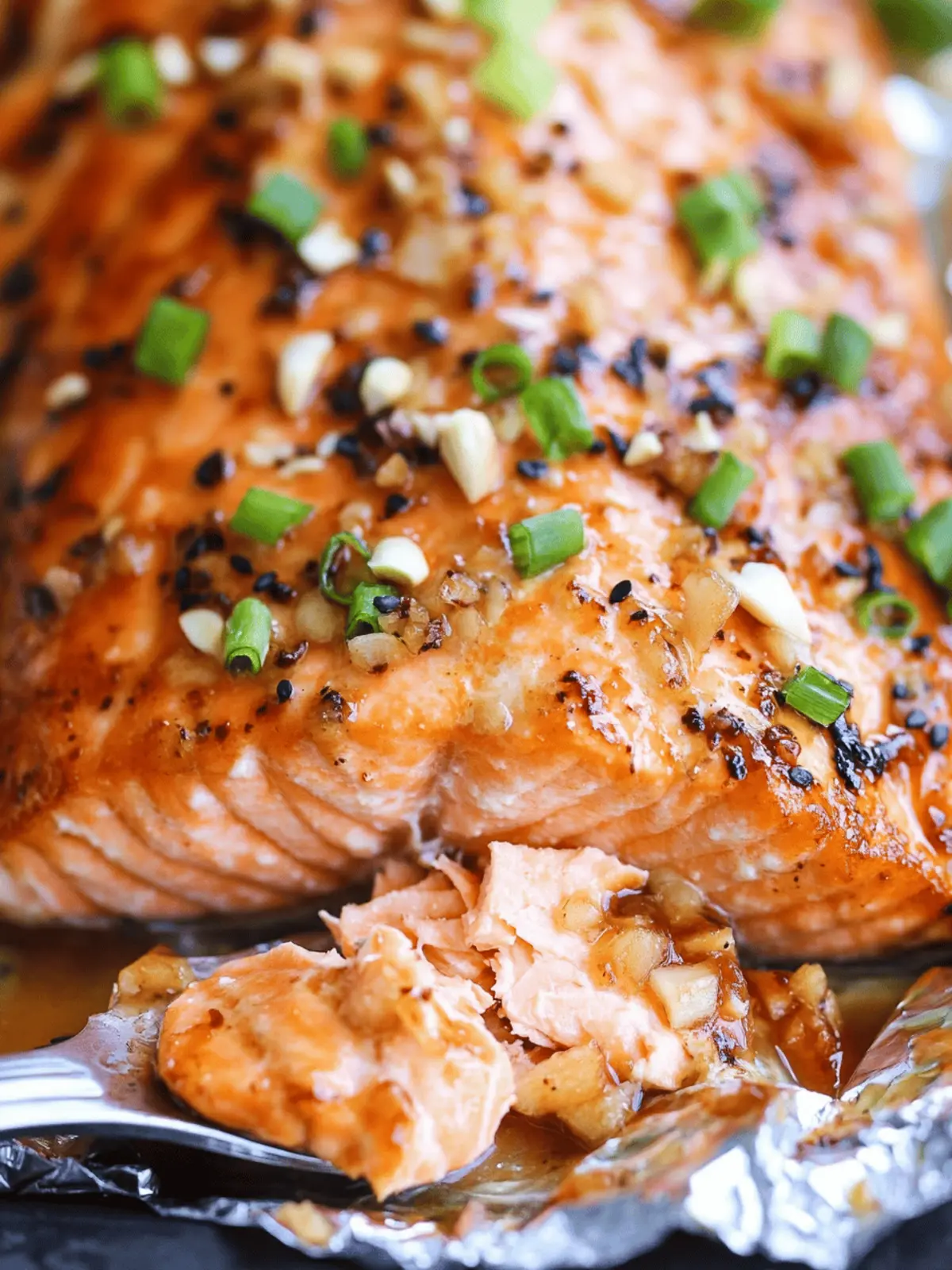 Asian Salmon in Foil