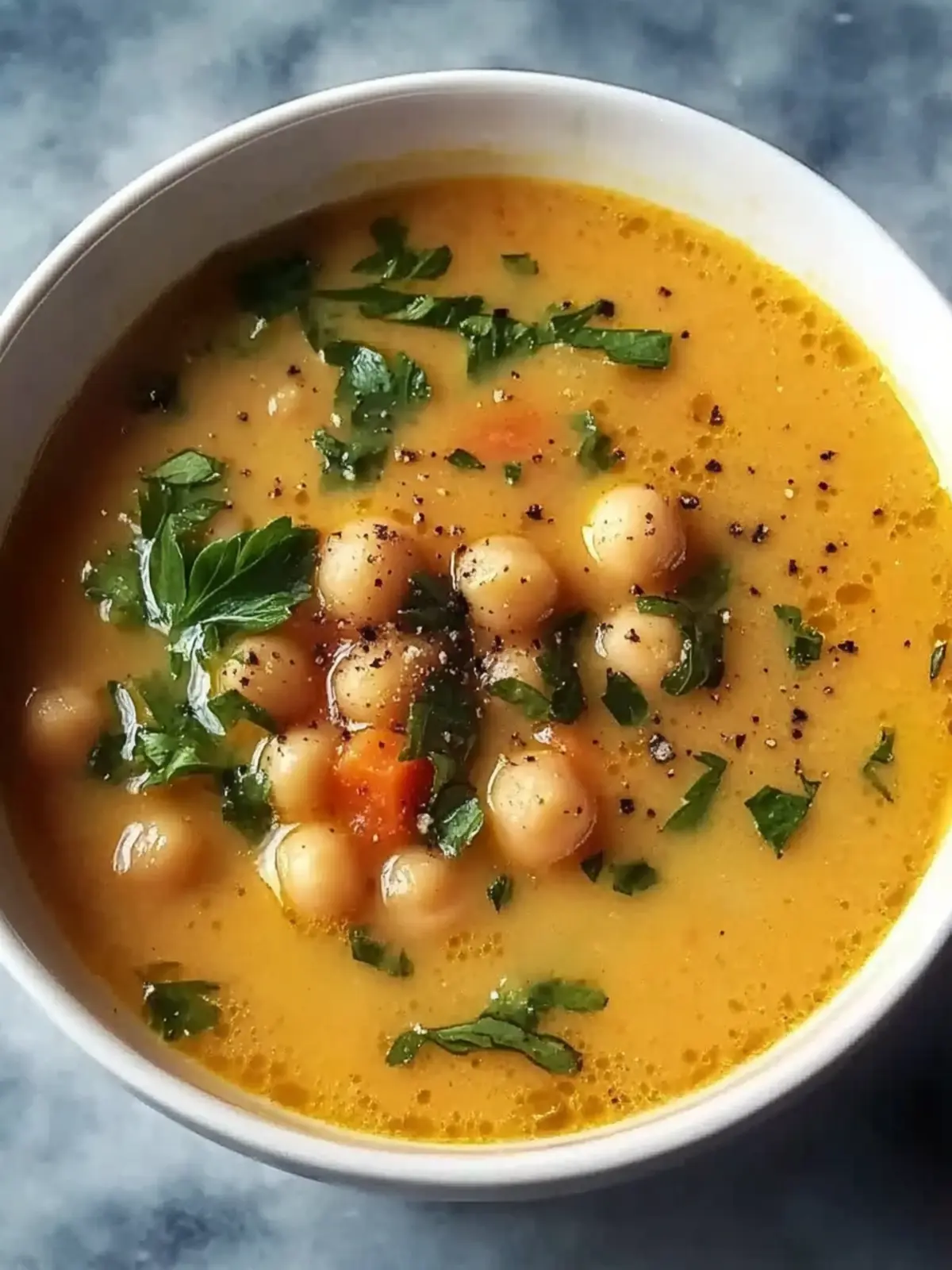 Easy Greek Chickpea Soup