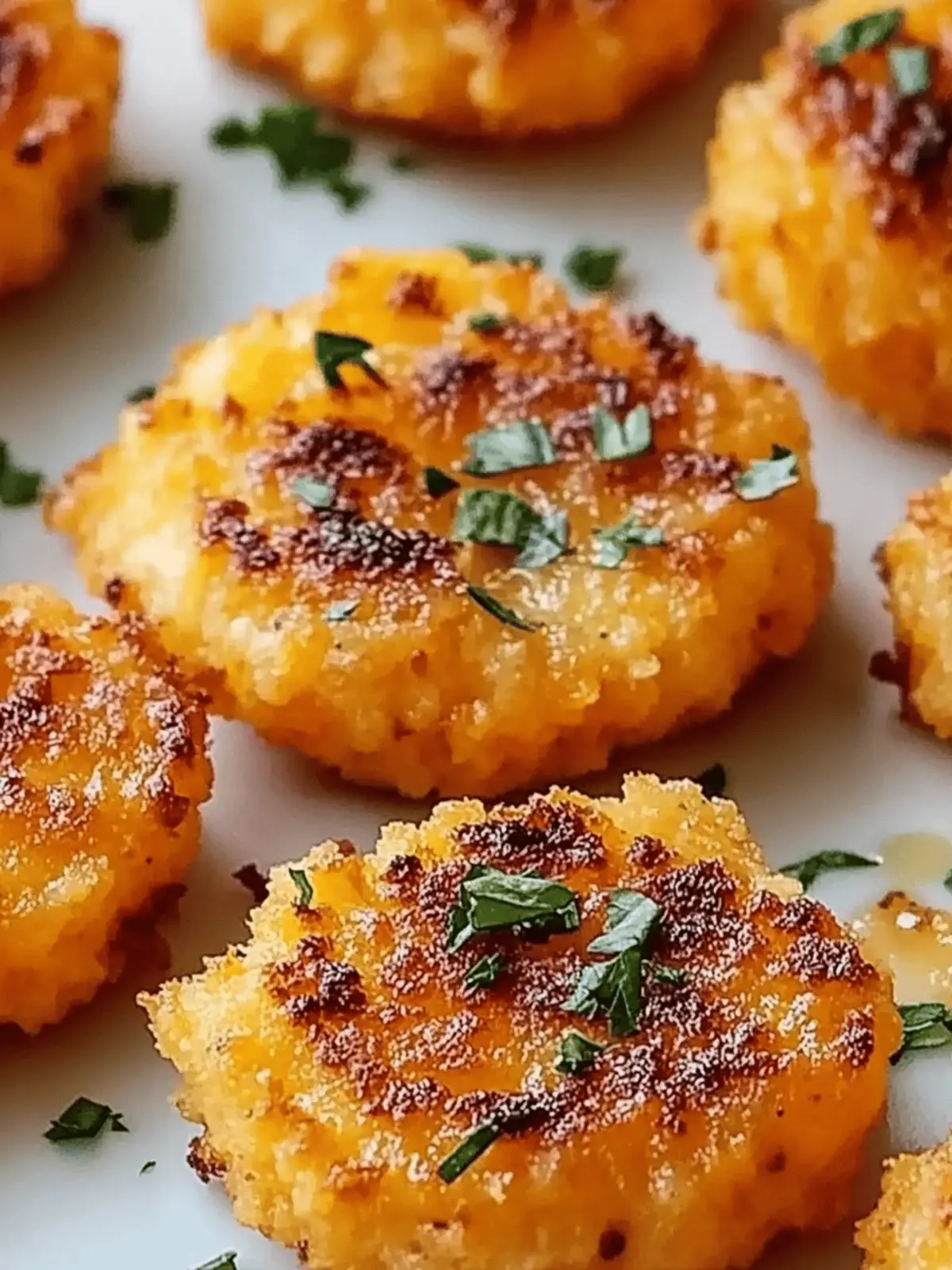 Crispy Smashed Carrots Bites
