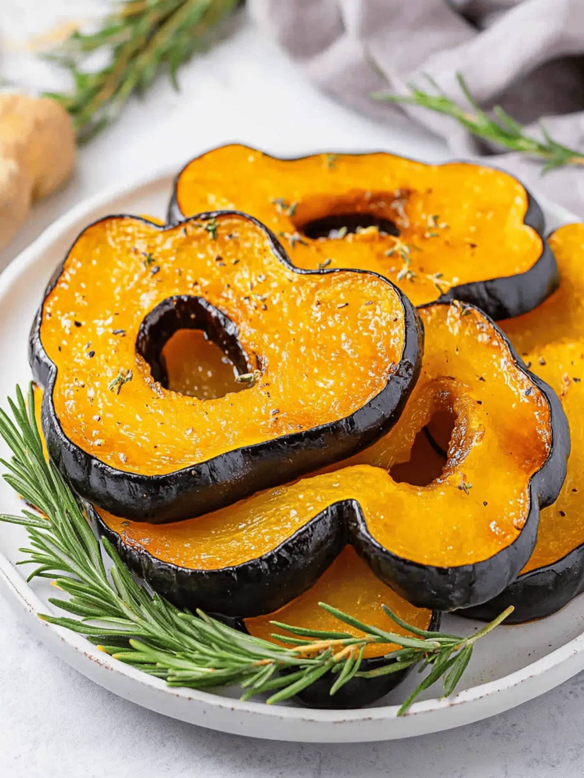 Maple Roasted Acorn Squash