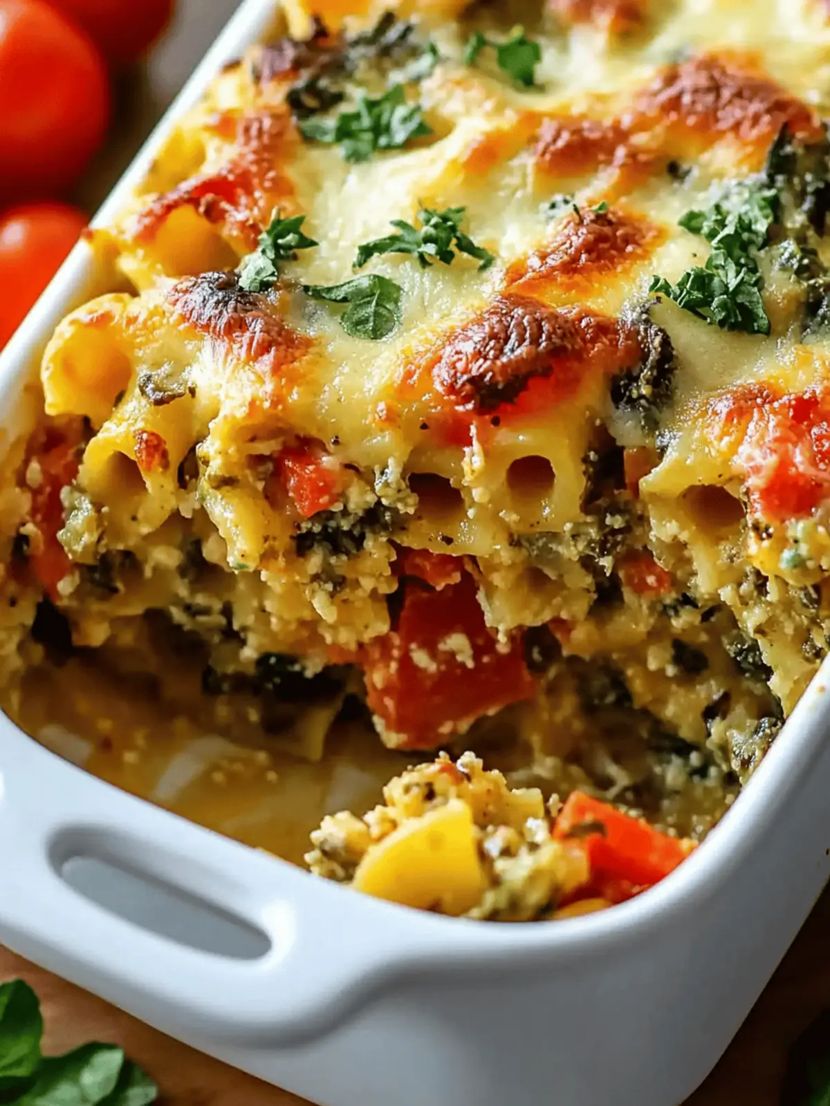 Tasty Mediterranean Vegetable Pasta Bake