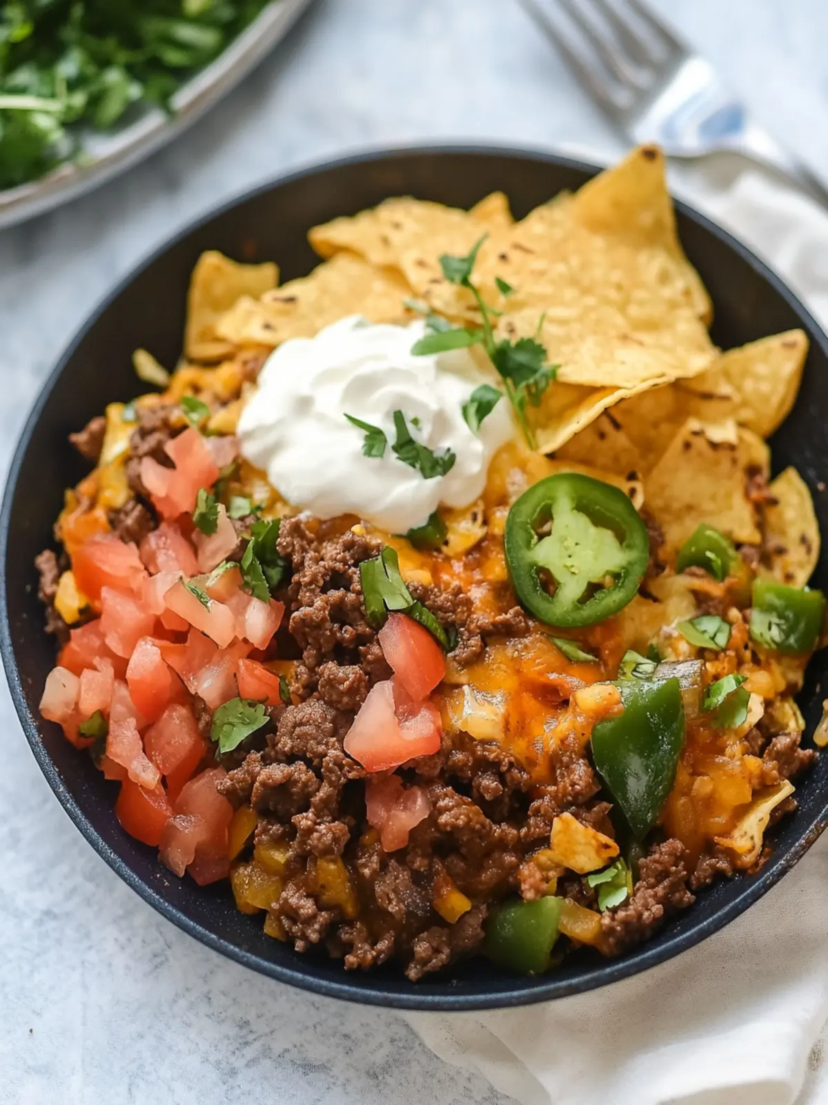 Beef Burrito Skillet