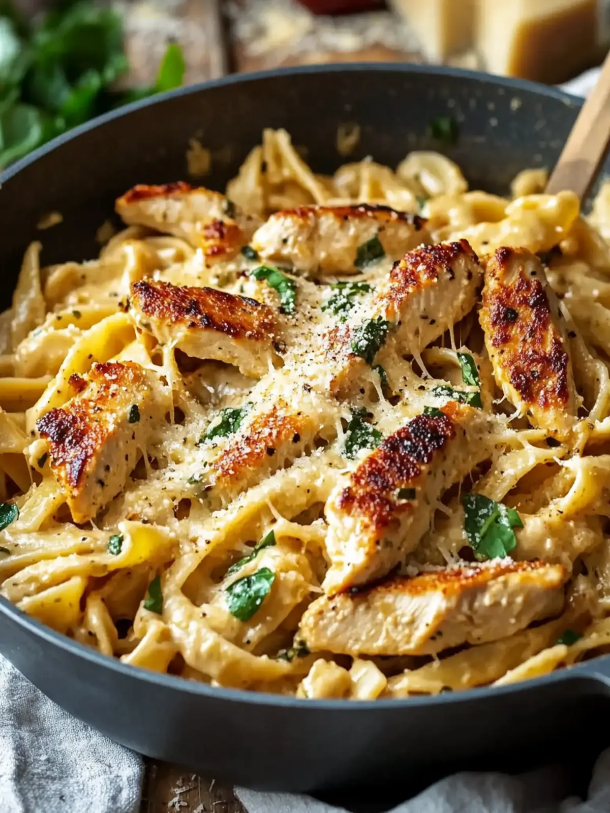 Parmesan Marry Me Chicken Pasta