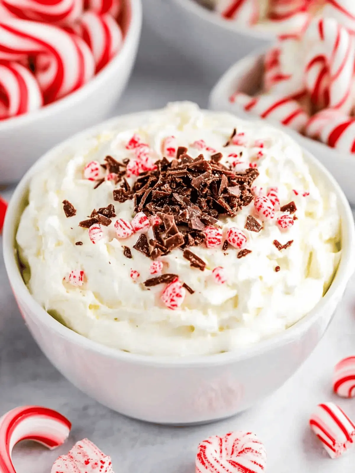 Peppermint Cheesecake Dip
