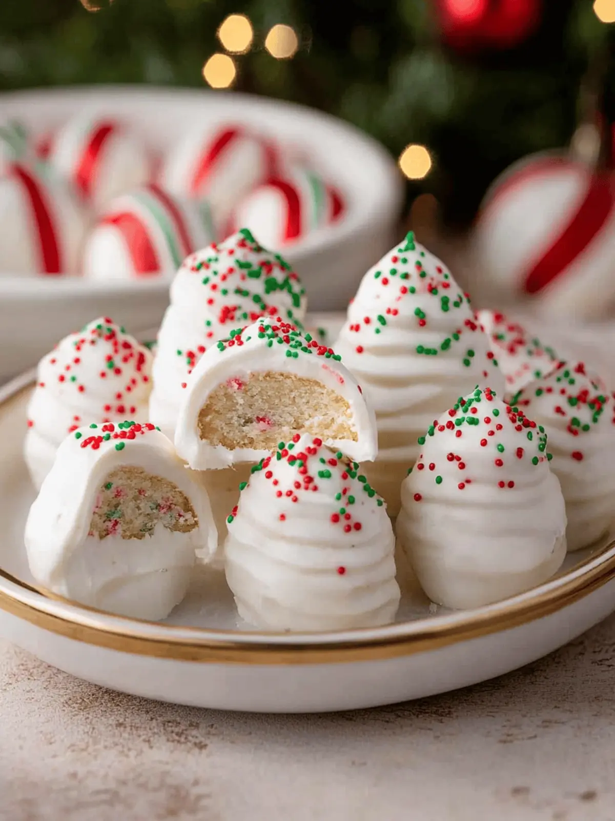 Little Debbie Christmas Tree Cake Truffles