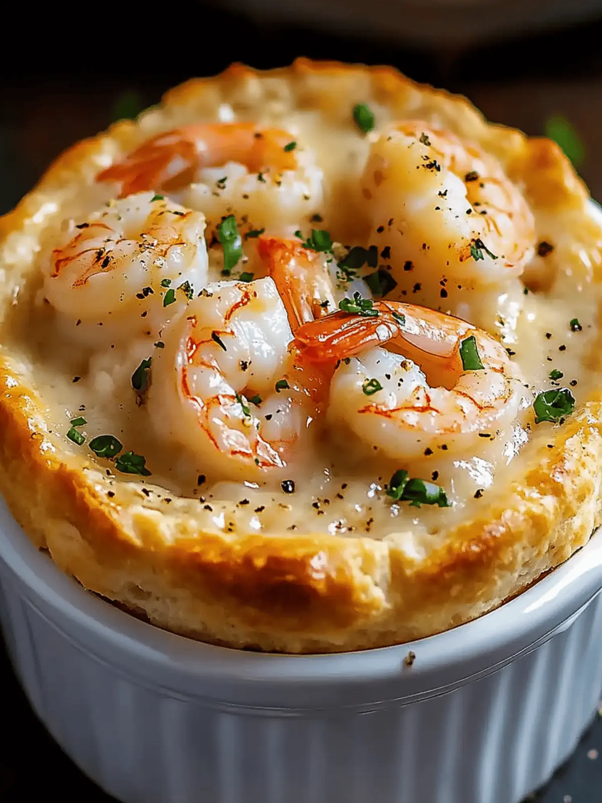 Shrimp & Lobster Biscuit Pot Pie