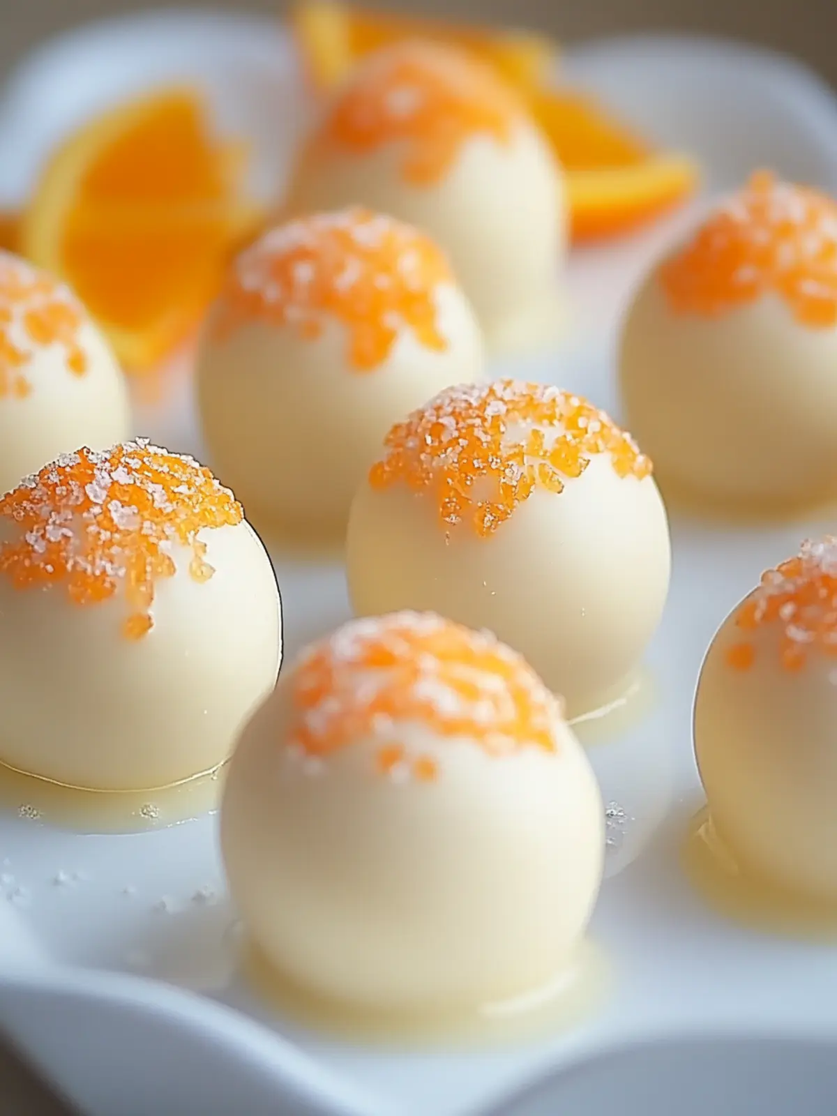 Orange Creamsicle Truffles