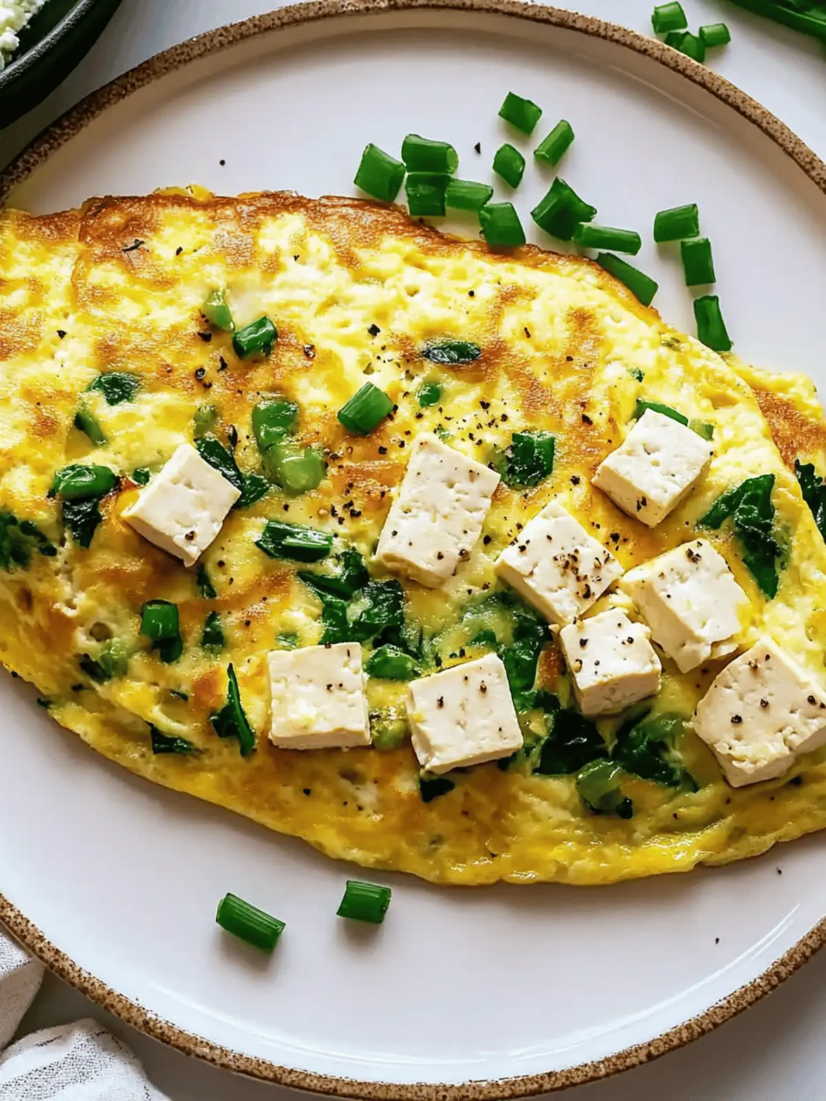Quick Vegan Tofu Omelette