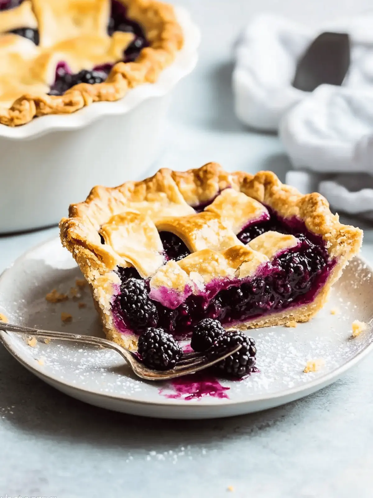 The Best Blackberry Pie