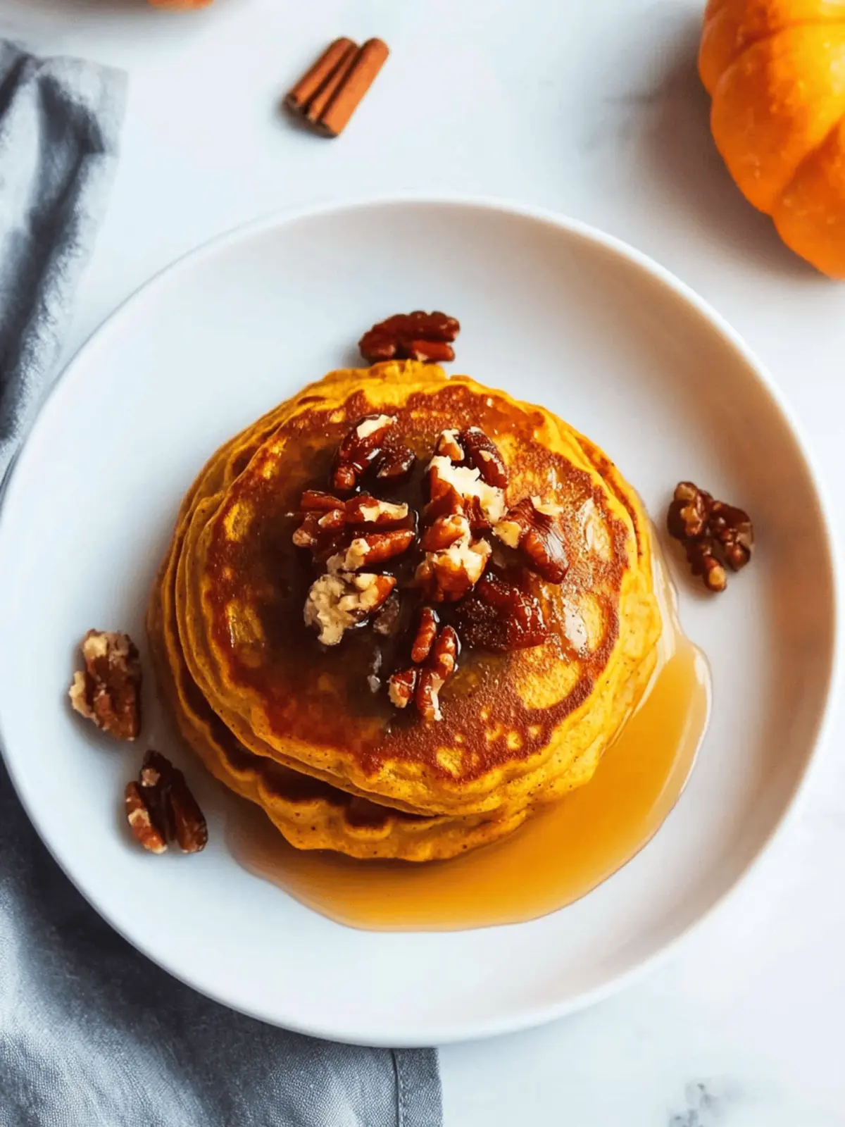 Healthy Pumpkin Pancakes
