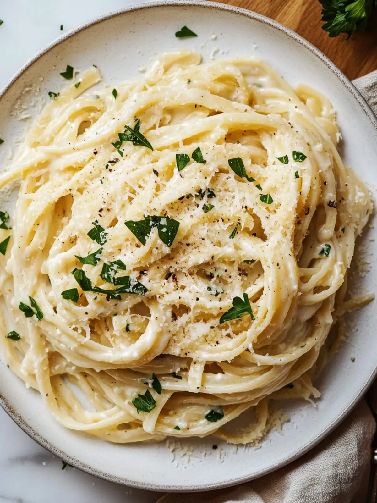 Pasta Alfredo Cottage Cheese