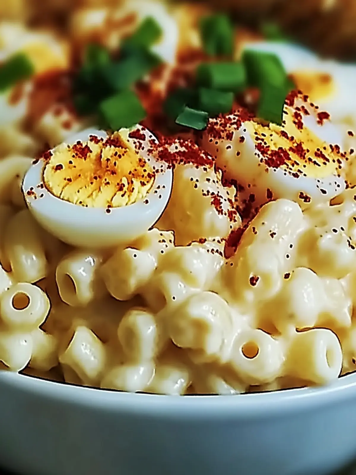 Deviled Egg Macaroni Salad