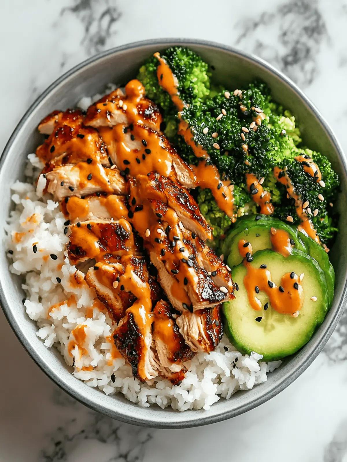 Healthy Sticky Chicken Bowls Recipe!