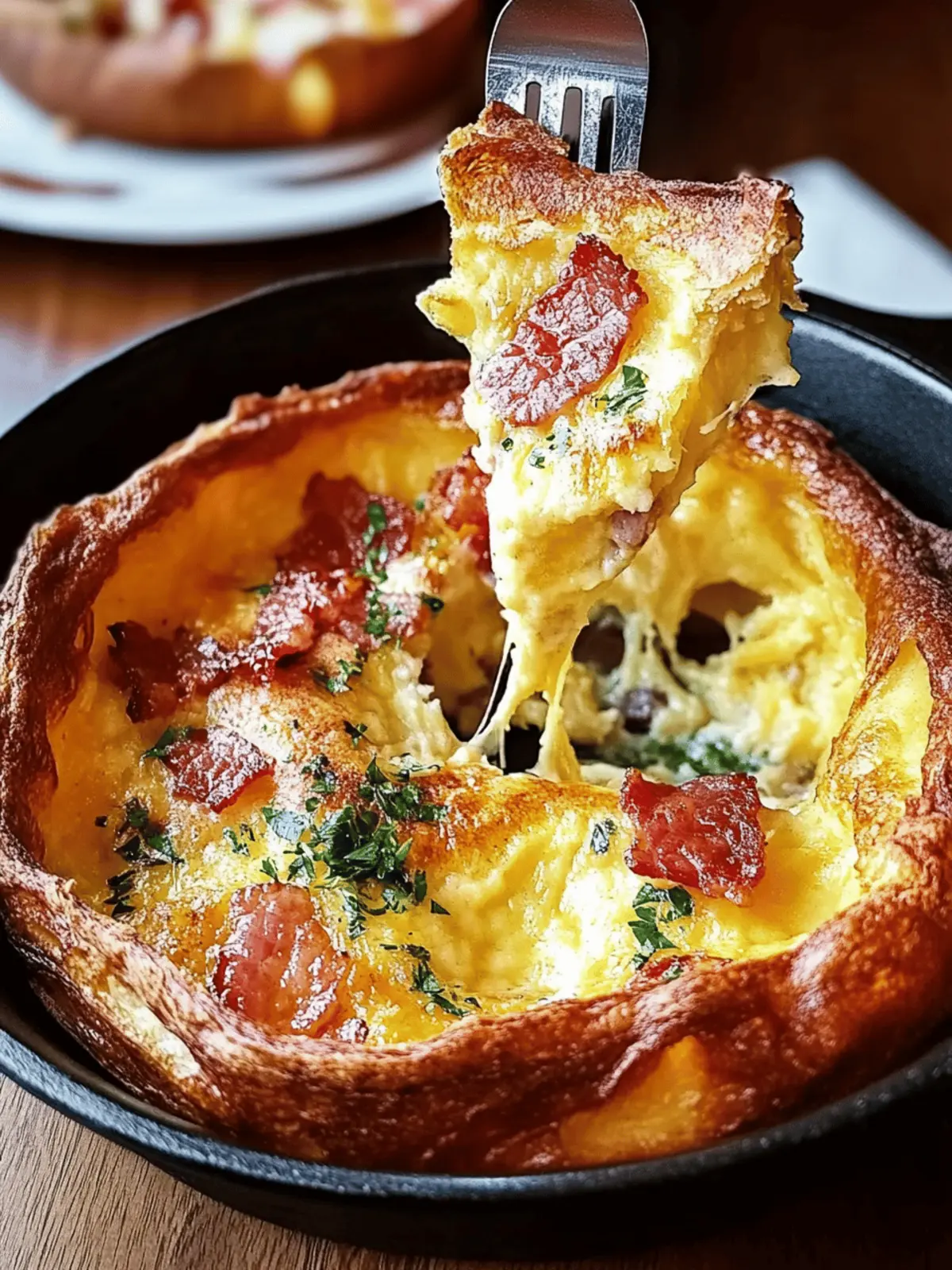 Savory Cheddar & Bacon Dutch Baby: A Delightful Treat!