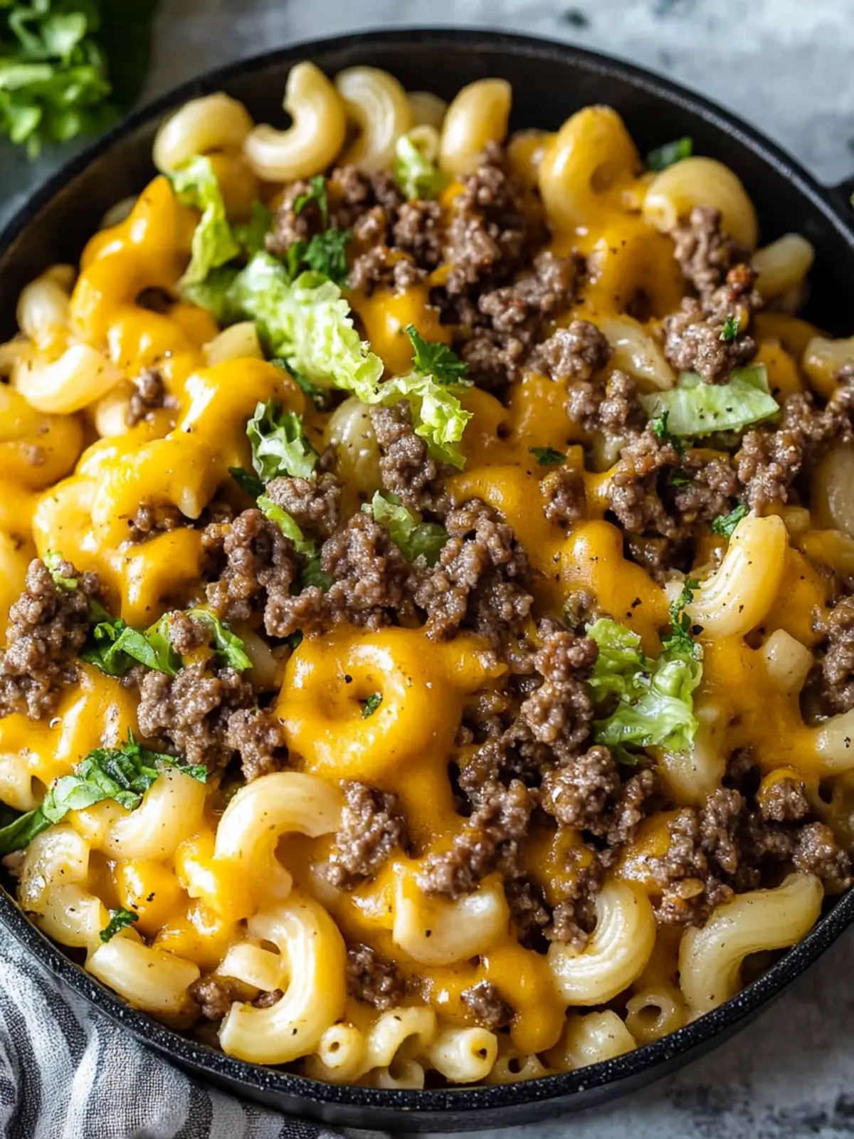 Keto Smashburger Mac Skillet