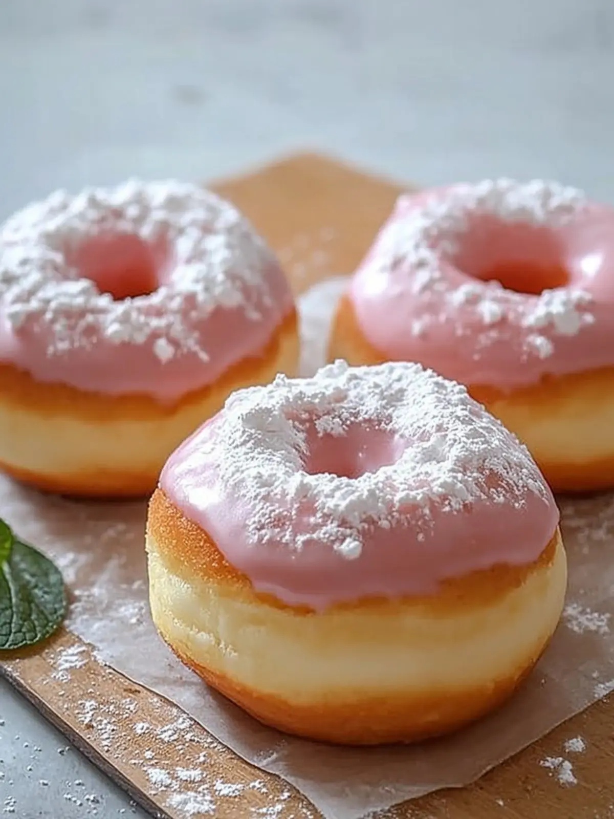 Fluffy Korean Milk Cream Donut