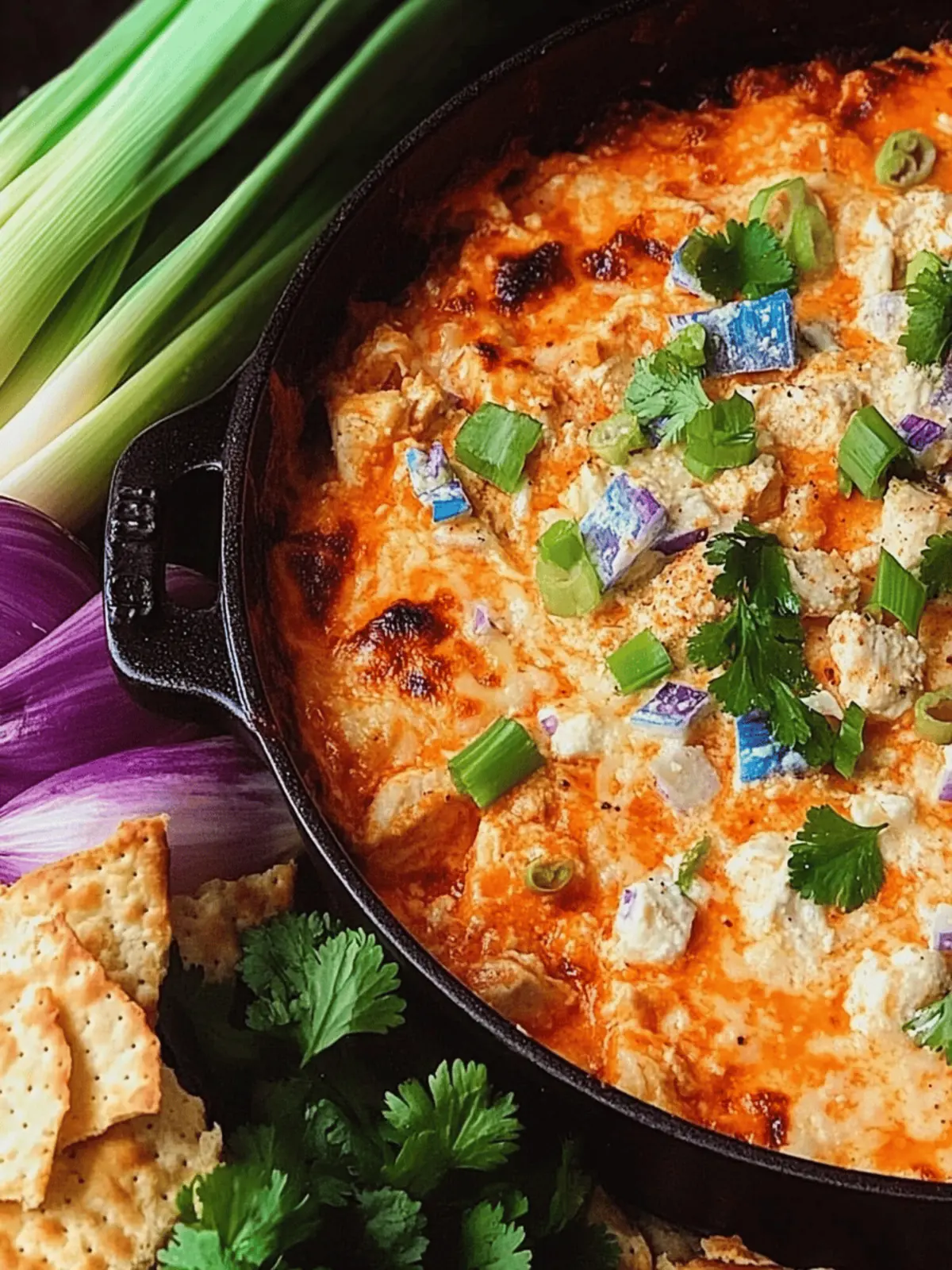 Smoked Buffalo Chicken Dip