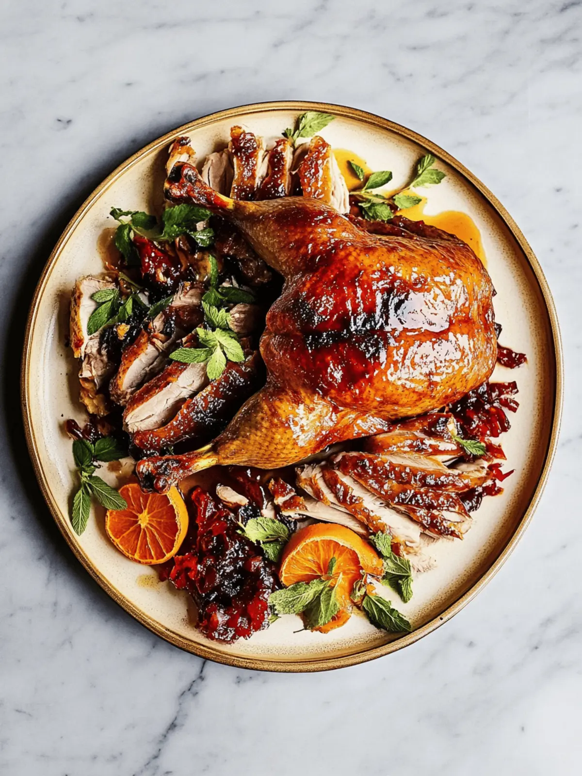 Orange-Maple Roast Duck Recipe