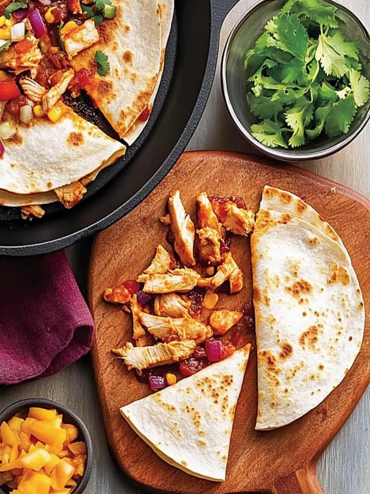 BBQ Chicken Quesadillas