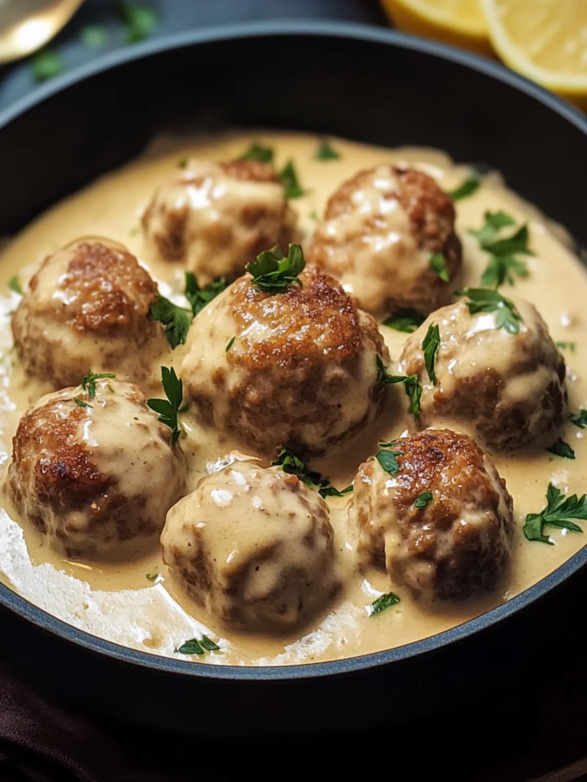 Carnivore Creamy Meatballs