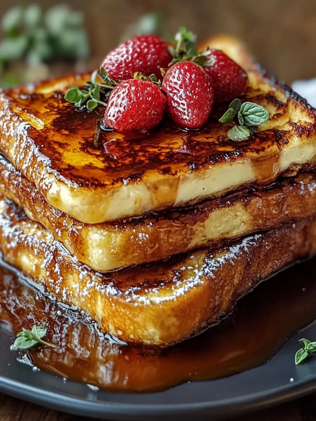 Crème Brûlée French Toast