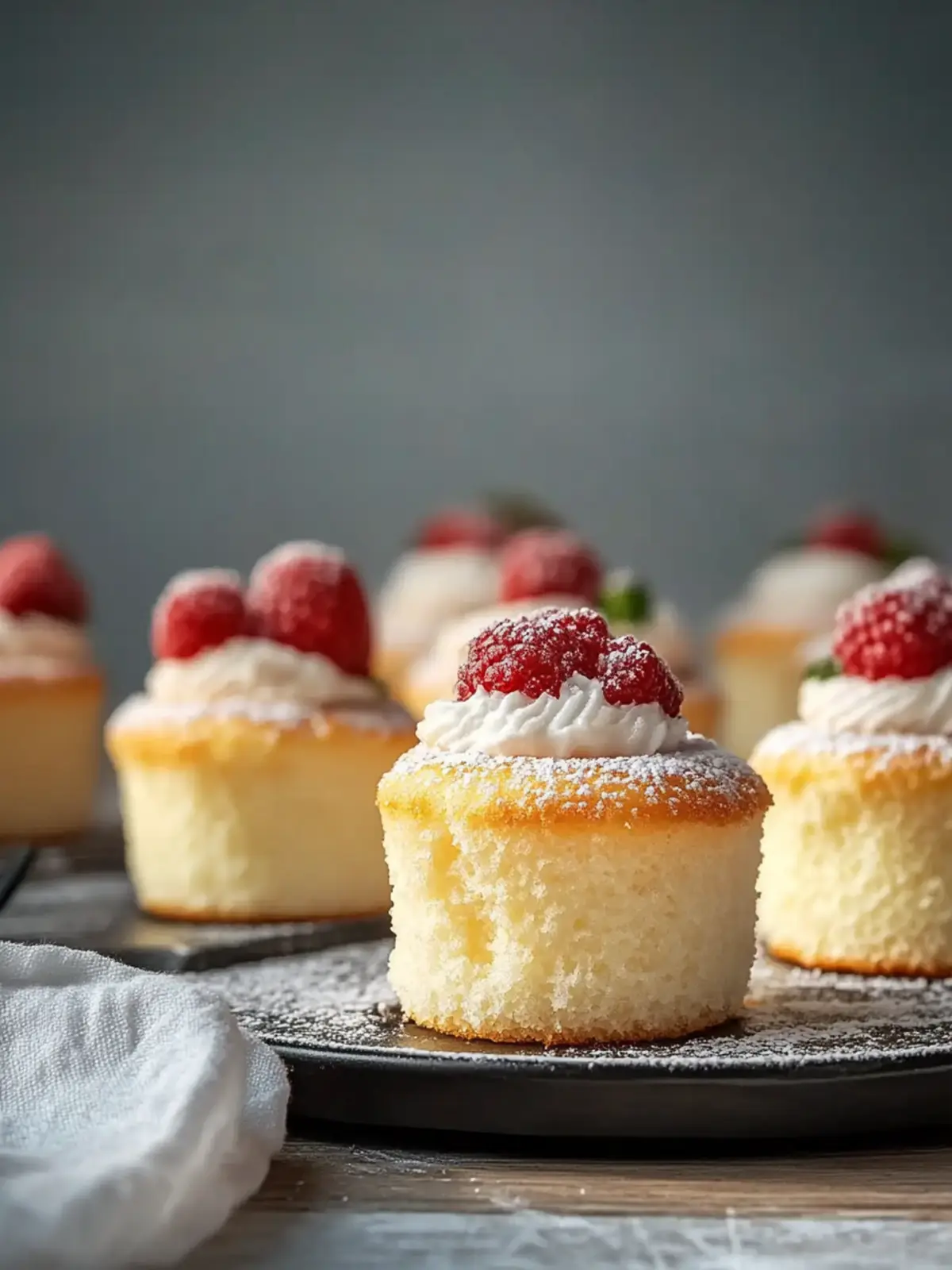 Japanese Cotton Cheesecake Cupcakes