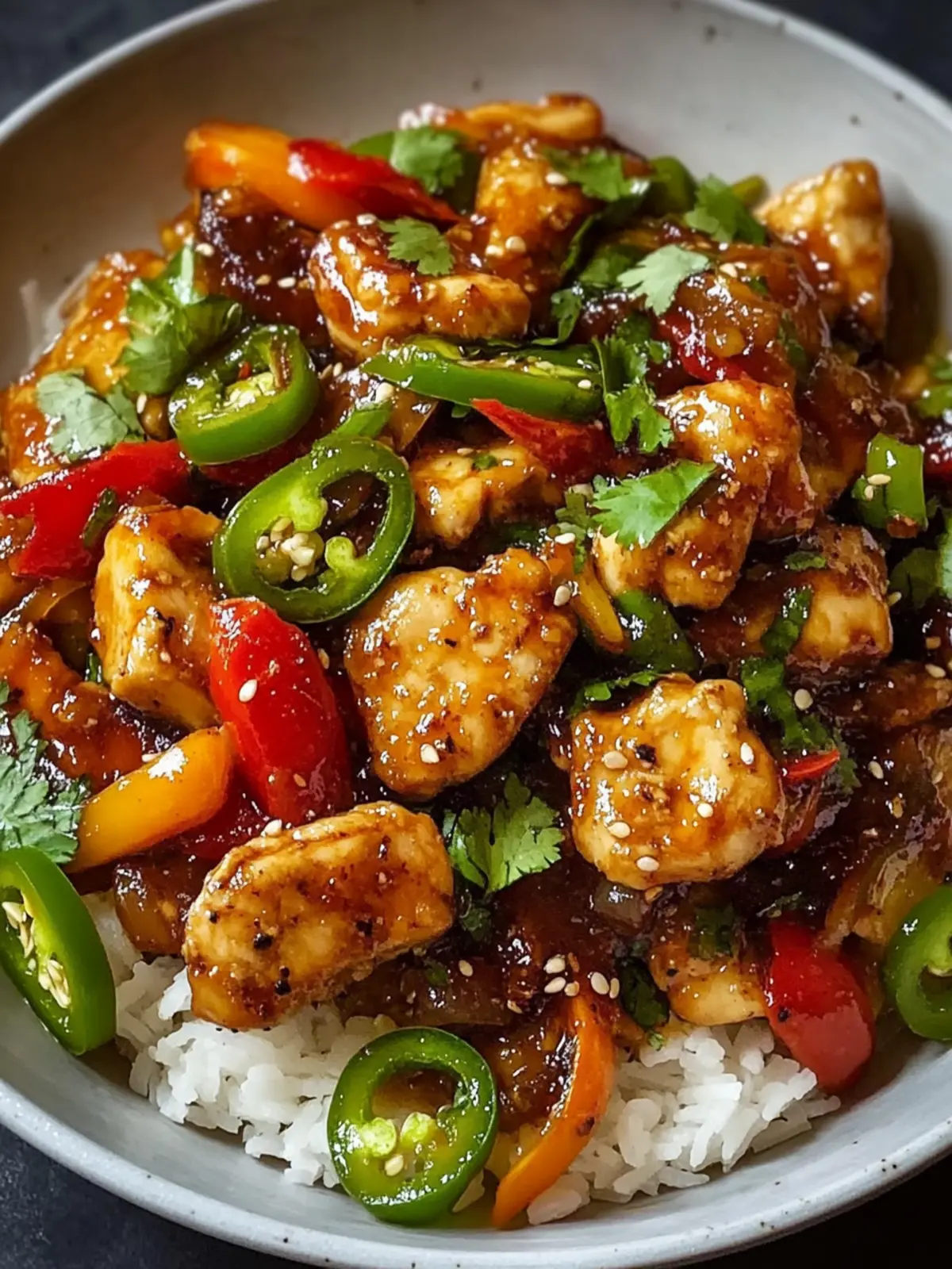 Spicy Jalapeño Chicken Stir-Fry