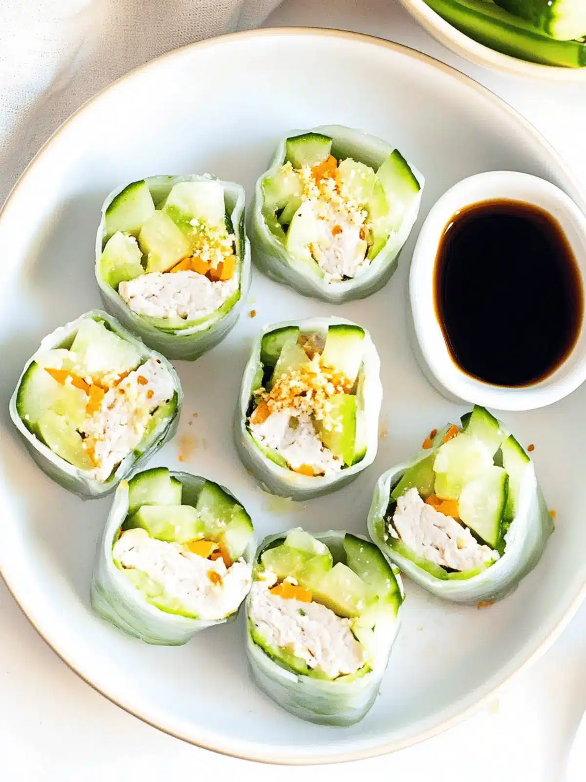 Cucumber Sushi Rolls