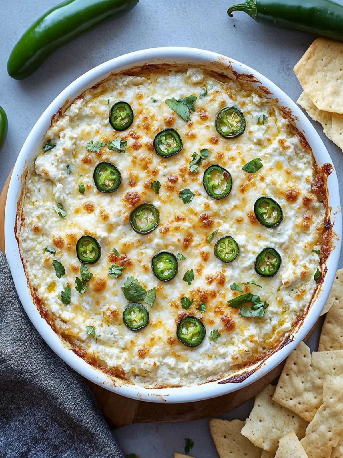 Cottage Cheese Jalapeño Popper Dip