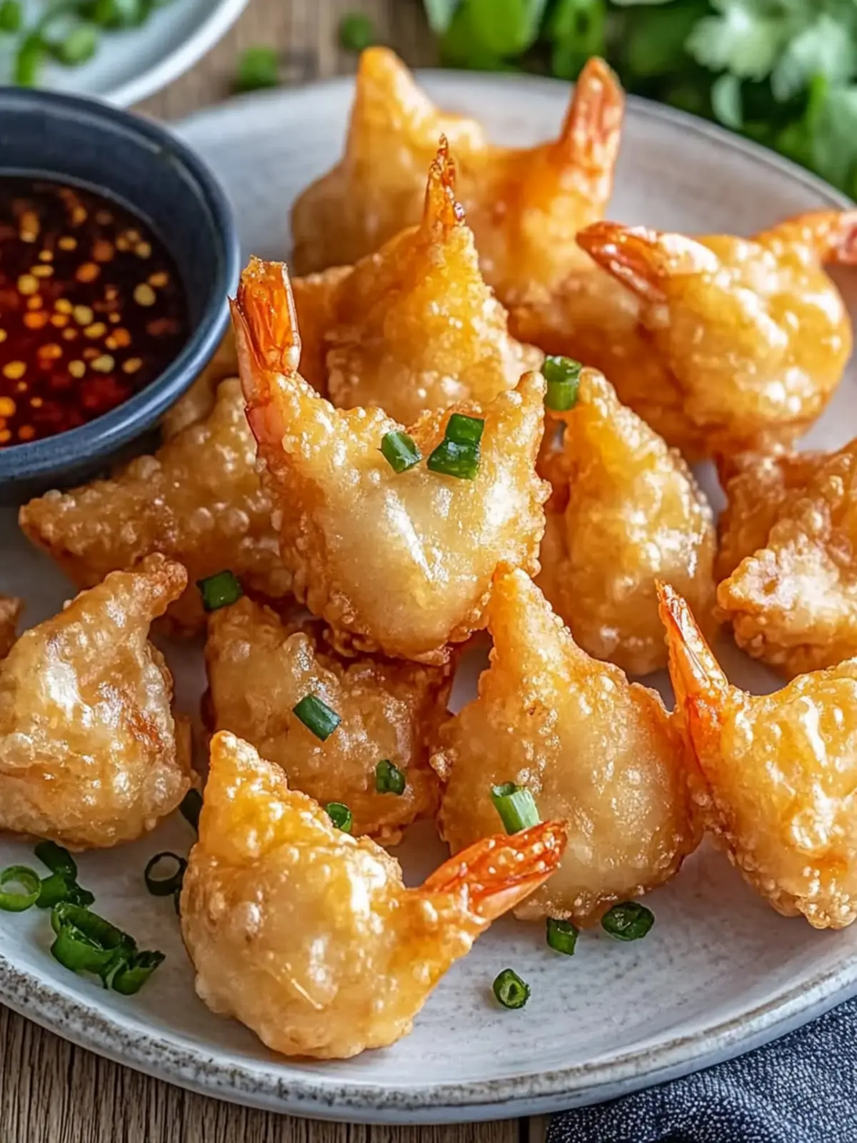 Crispy Wonton-Wrapped Shrimp