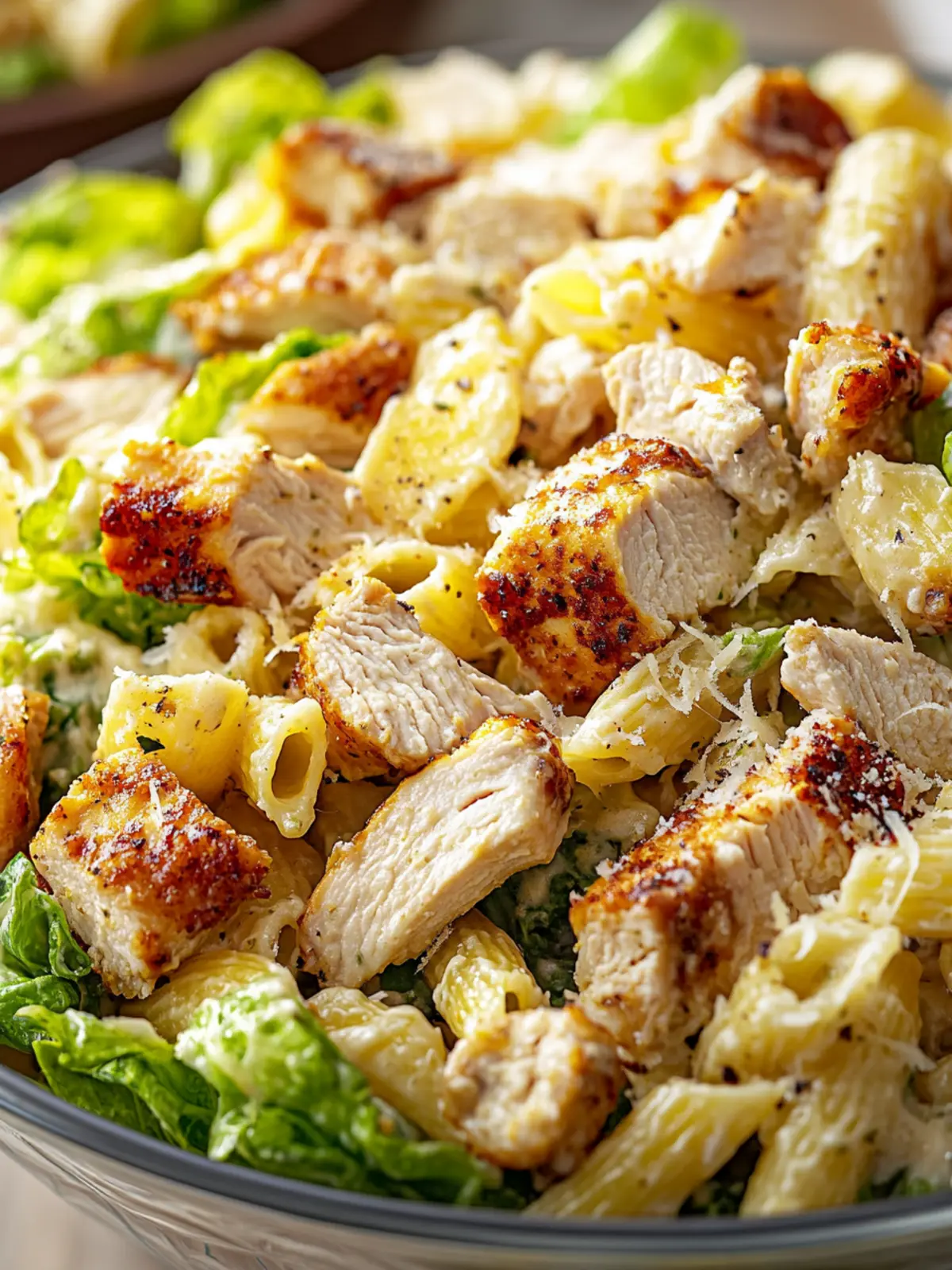 Chicken Caesar Pasta Salad