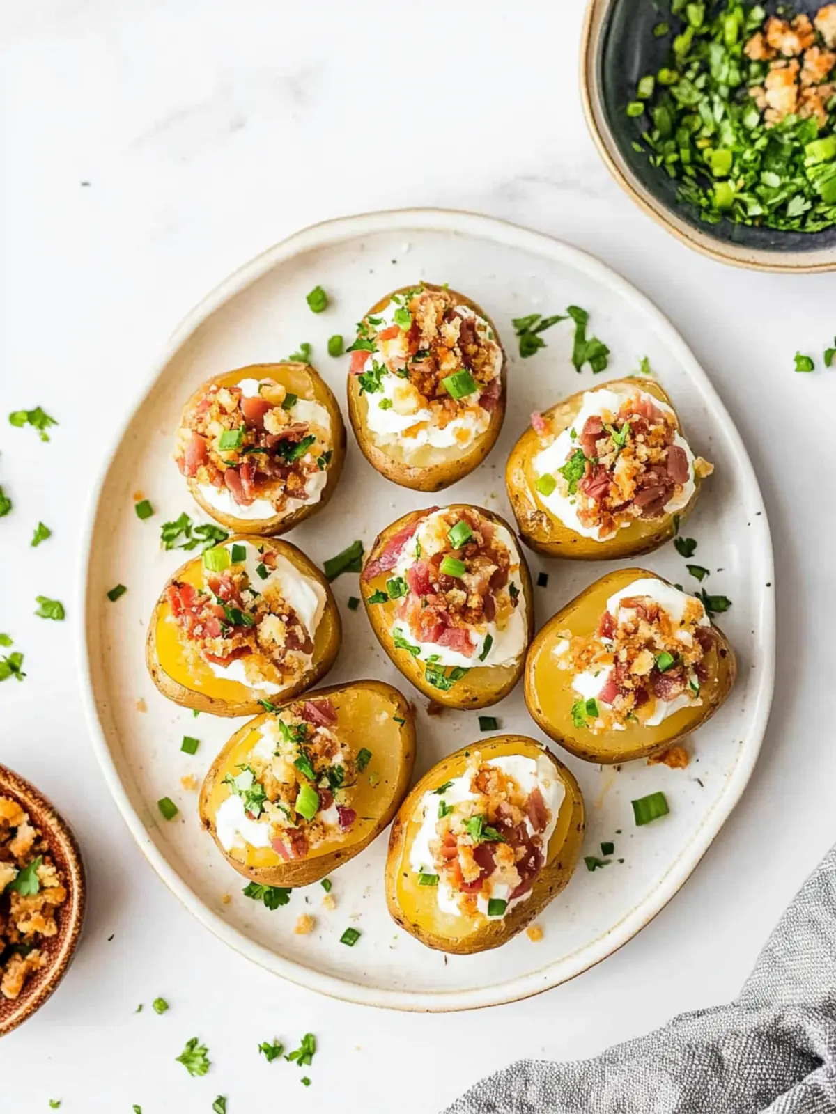Mini Baked Potatoes