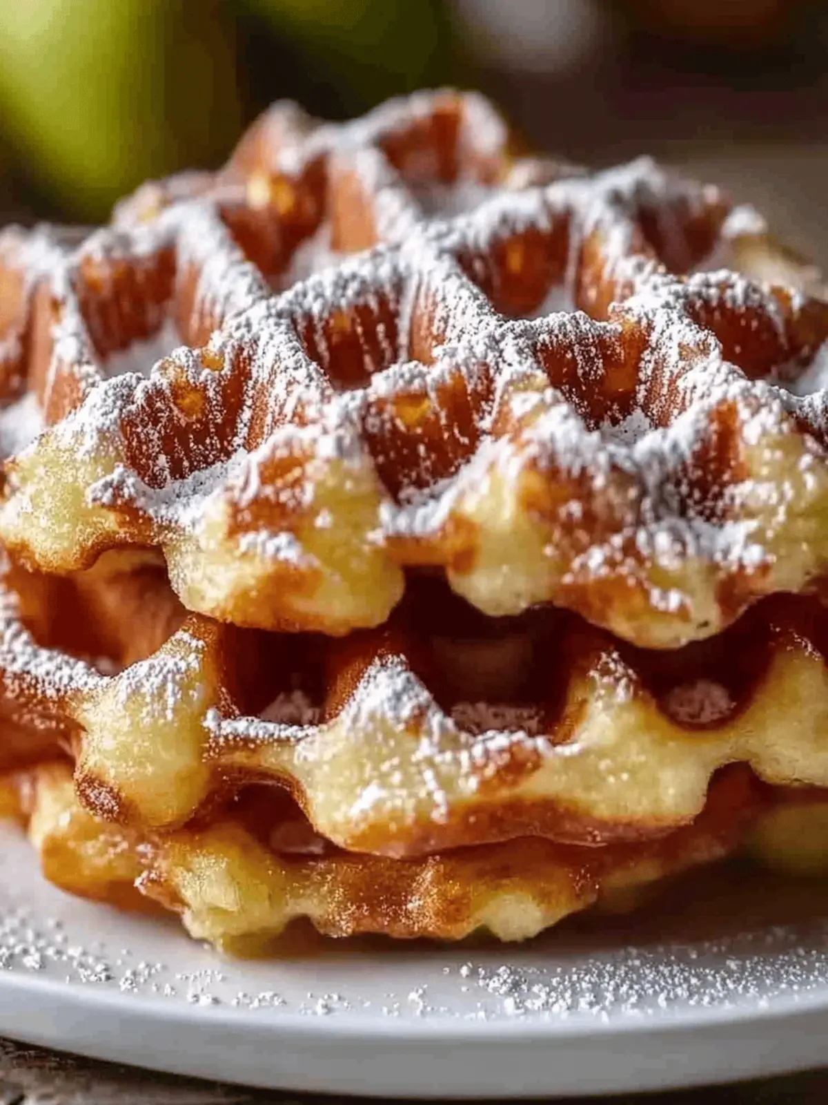 Apple Fritter Waffle Donuts