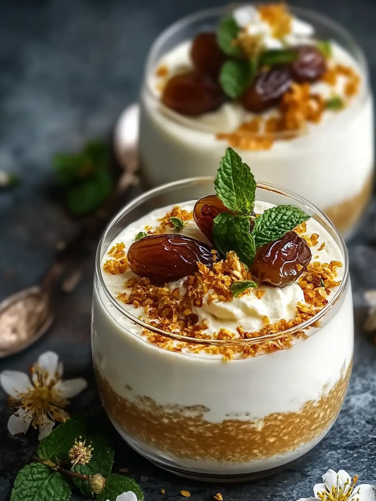 Lebanese Date & Orange Blossom Mousse
