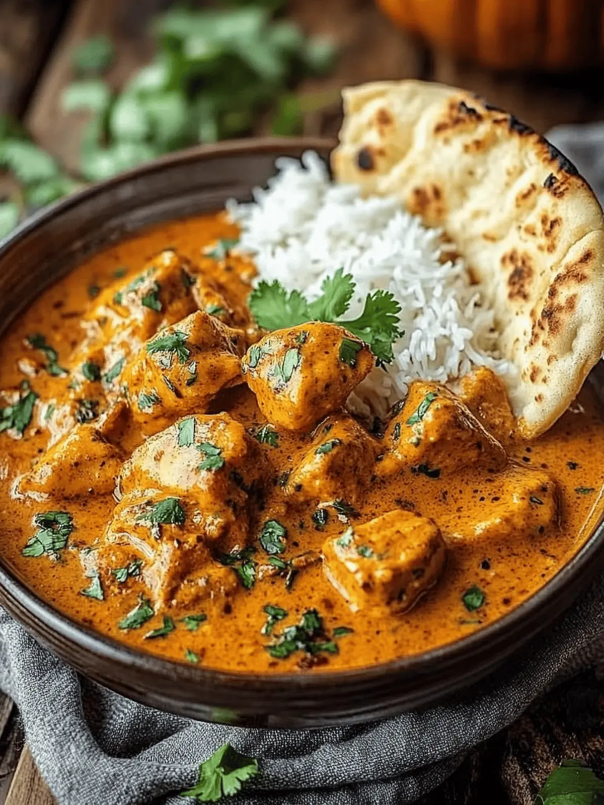 Pumpkin Butter Chicken