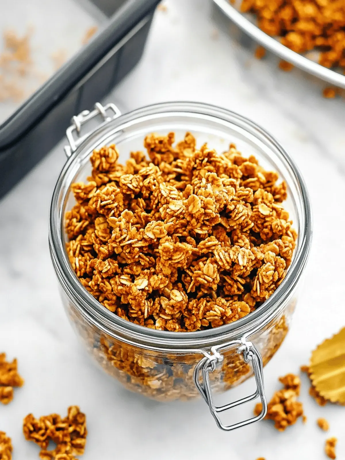Healthy Pumpkin Spice Granola