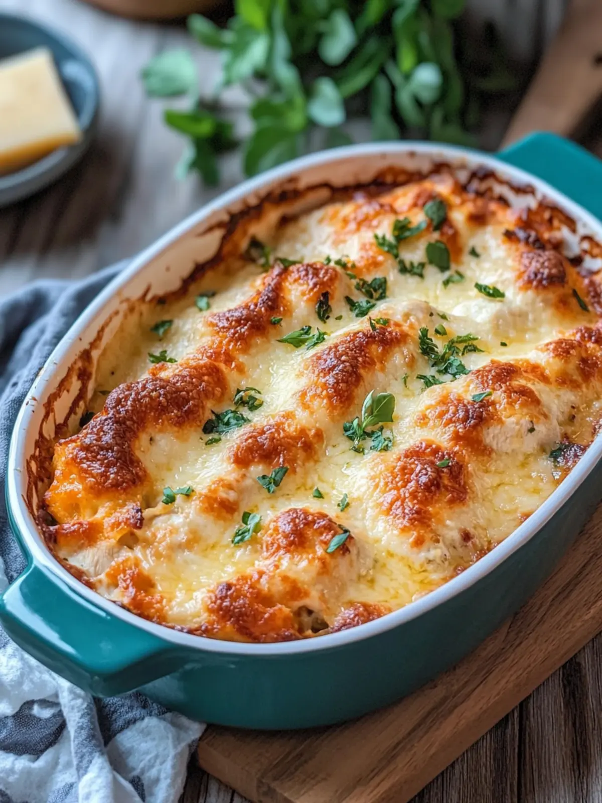 Keto Chicken Parmesan Casserole Recipe