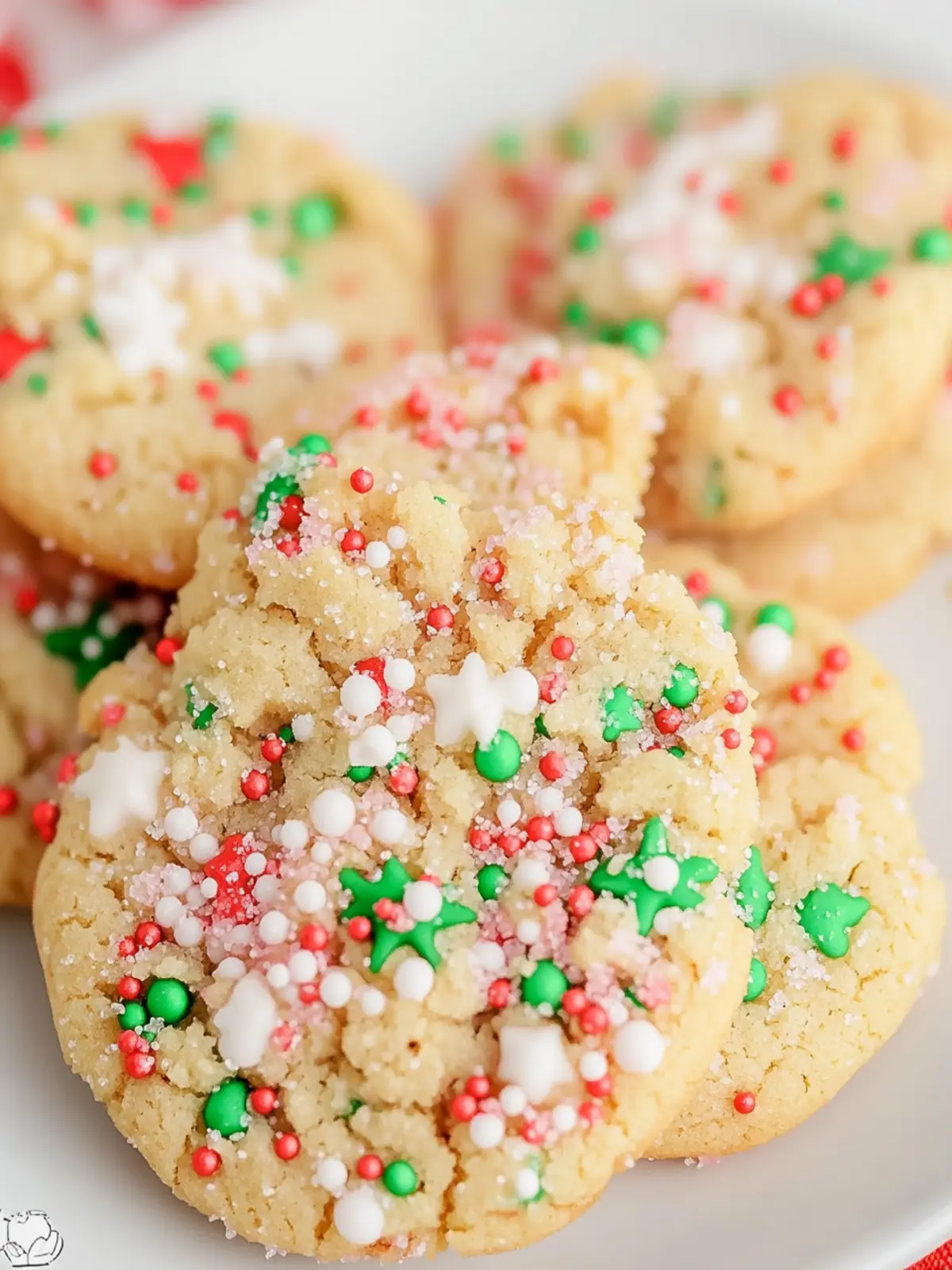CHRISTMAS SPRINKLE COOKIES