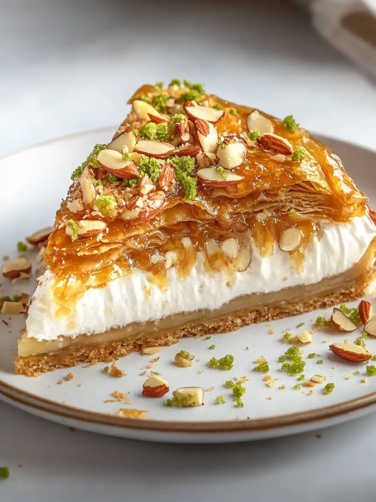 Irresistibly Moist Baklava-Inspired Almond Cake
